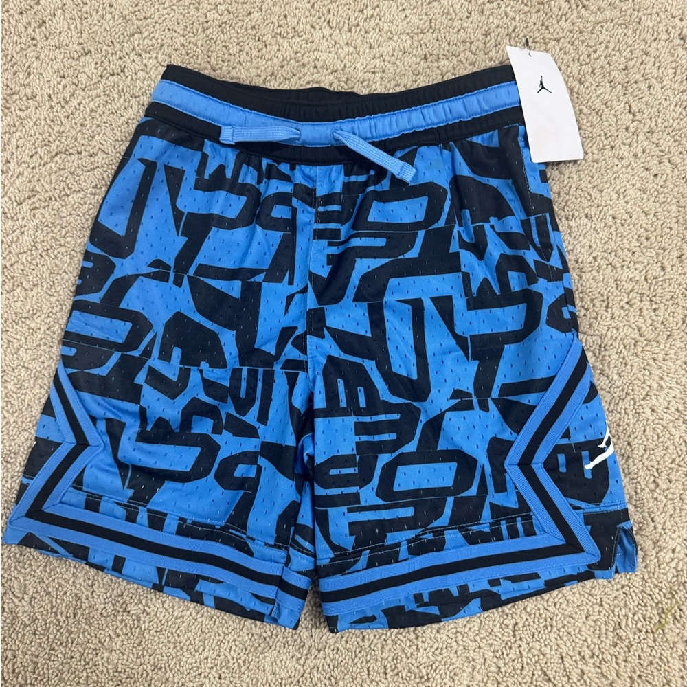 Jordan Black and Blue Basketball Shorts